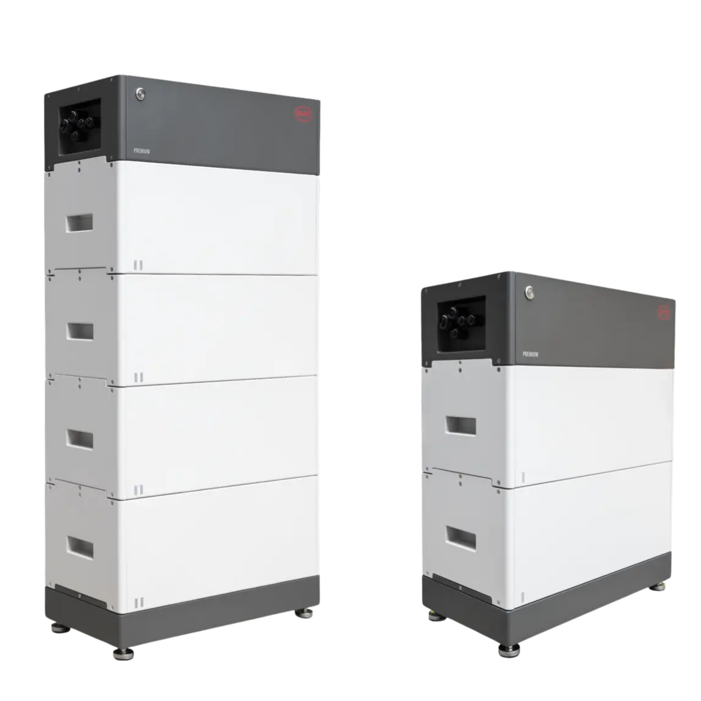 BYD Batteriespeicher HVS 5.1-12.8 kWh Solarspeicher Vorderansicht 5.1 kWh 10.2 kWh Seitenansicht