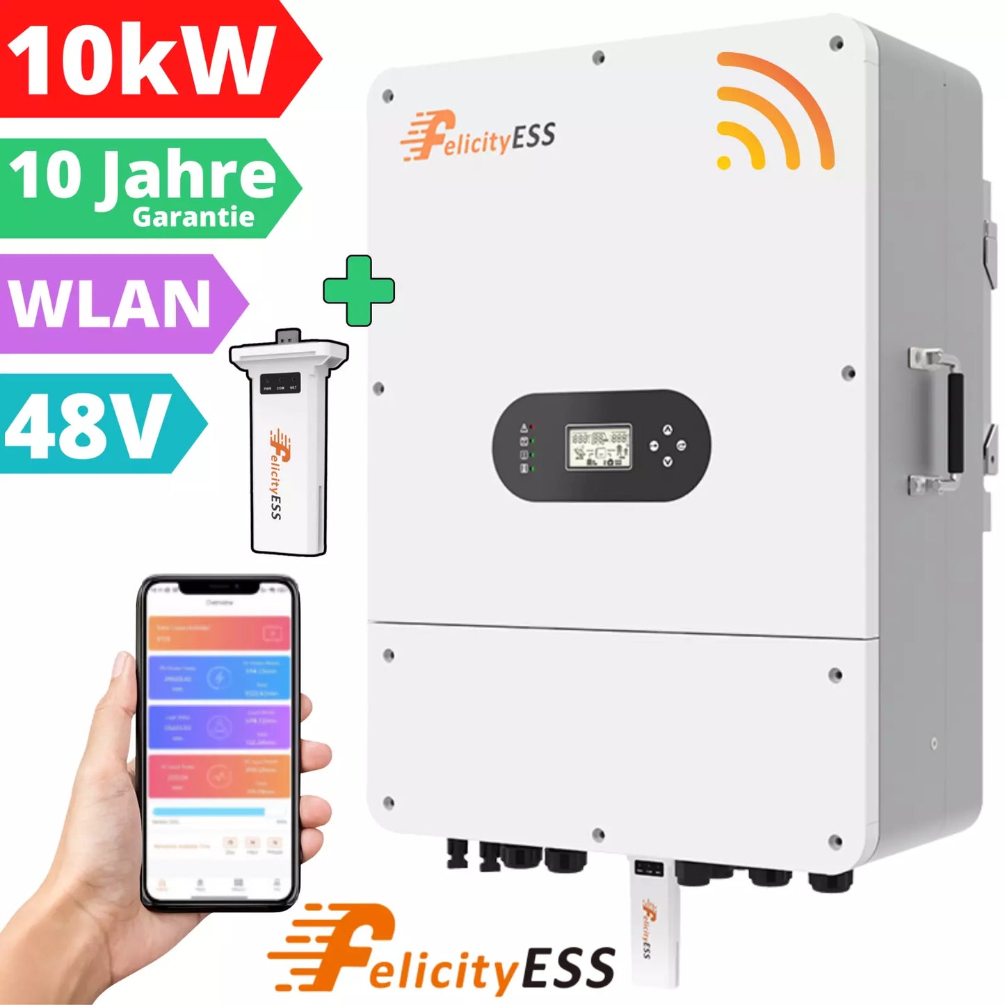 Felicity T-REX-10KLP3G01 Smart Meter App Vorderansicht