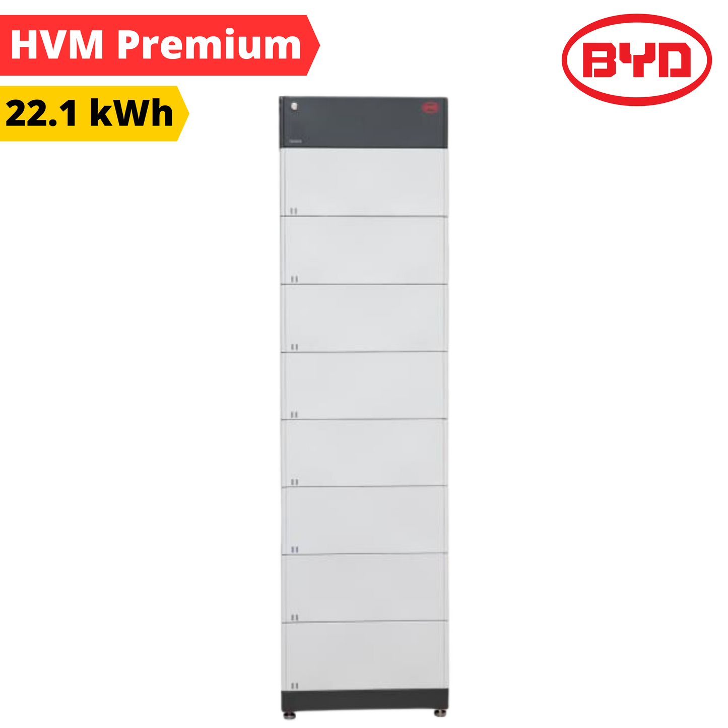 HVM Speicherpaket 22.1 kWh Batteriespeicher Vorderansicht