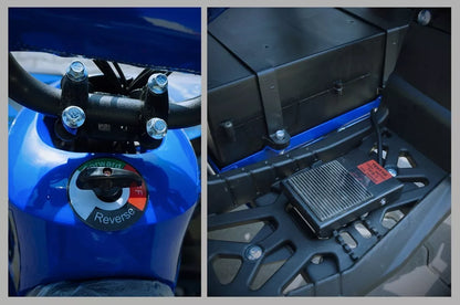 Mini e-Quad Bombardier 1200A children's quad BLUE