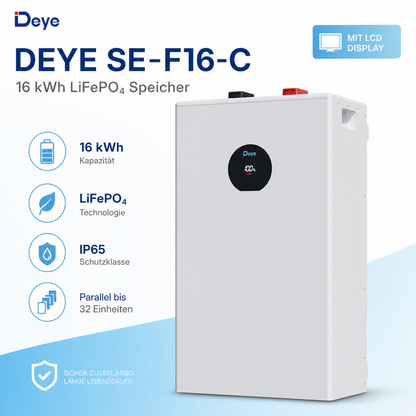 Deye SE-F16 Batteriespeicher 16 kWh Akku 48V LiFePO4 Niedervolt