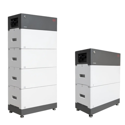 BYD Batteriespeicher HVS 5.1-12.8 kWh Solarspeicher Vorderansicht 5.1 kWh 10.2 kWh Seitenansicht