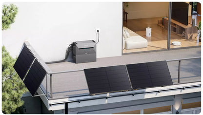 Balkonkraftwerk mit Speicher Anker SOLIX Solarbank PRO + Akku BP1600 Set 3200Wh Smart Meter Haus 3