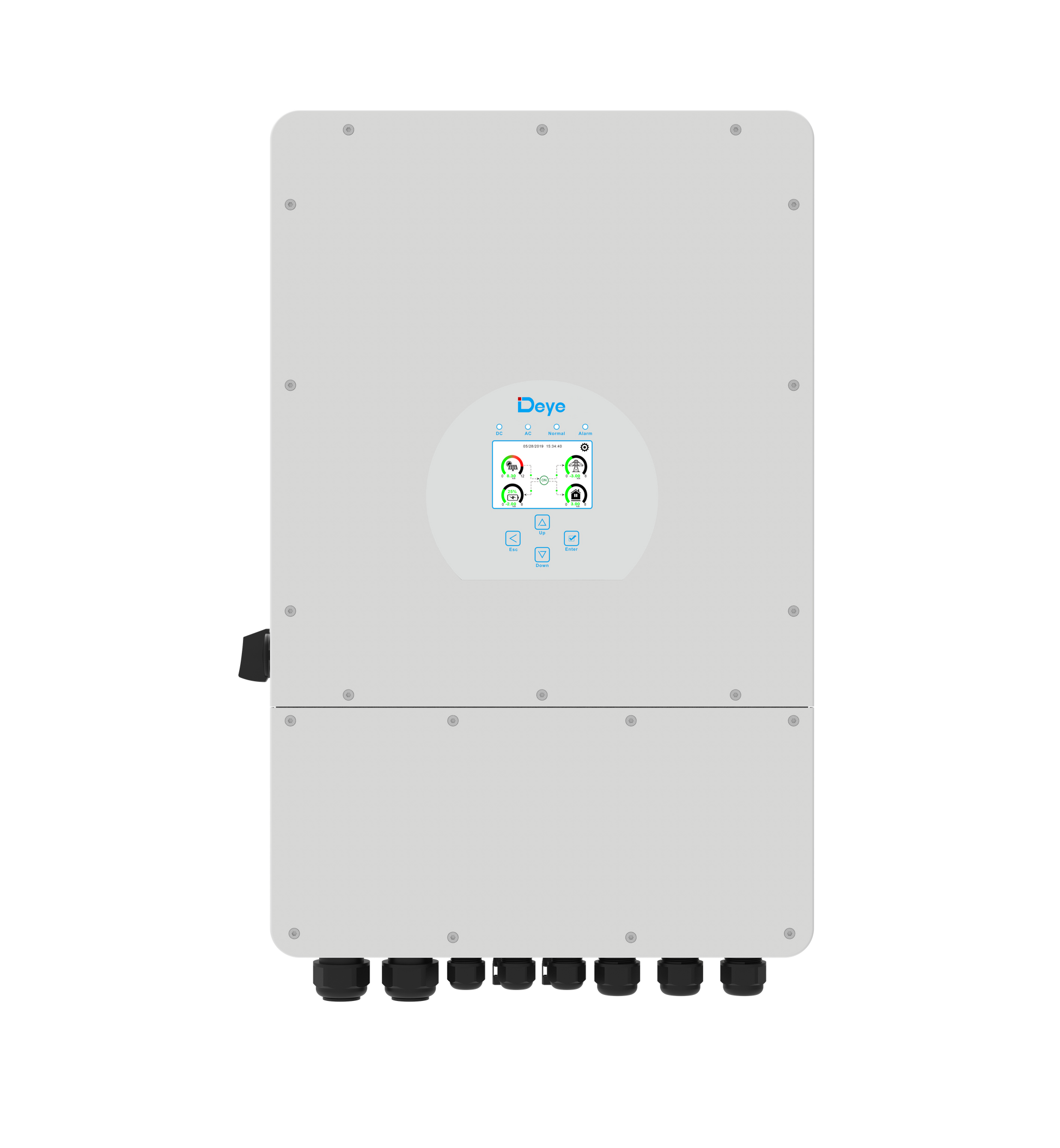 Deye SUN-12K-SG02LP1-EU Vorderansicht 1-phasiger