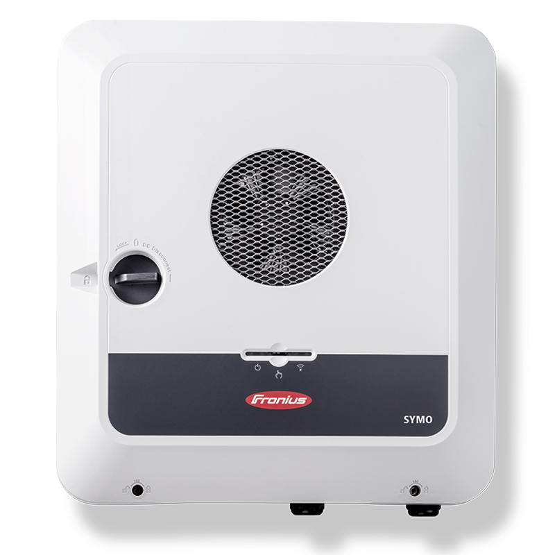 FRONIUS Symo GEN24 3.0 4.0 5.0 6.0 8.0 10.0 Plus Hybridwechselrichter Vorderansicht 2