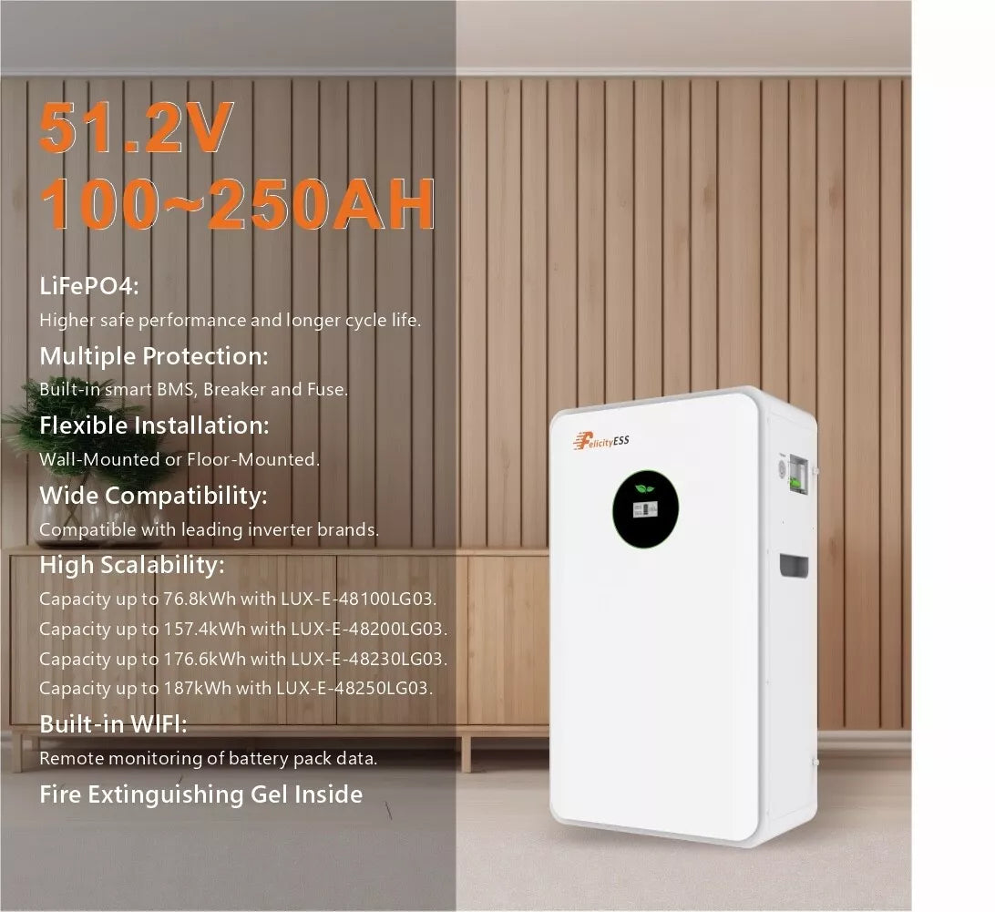 Felicity LUX-E-48200LG03 Vorderansicht Parameter