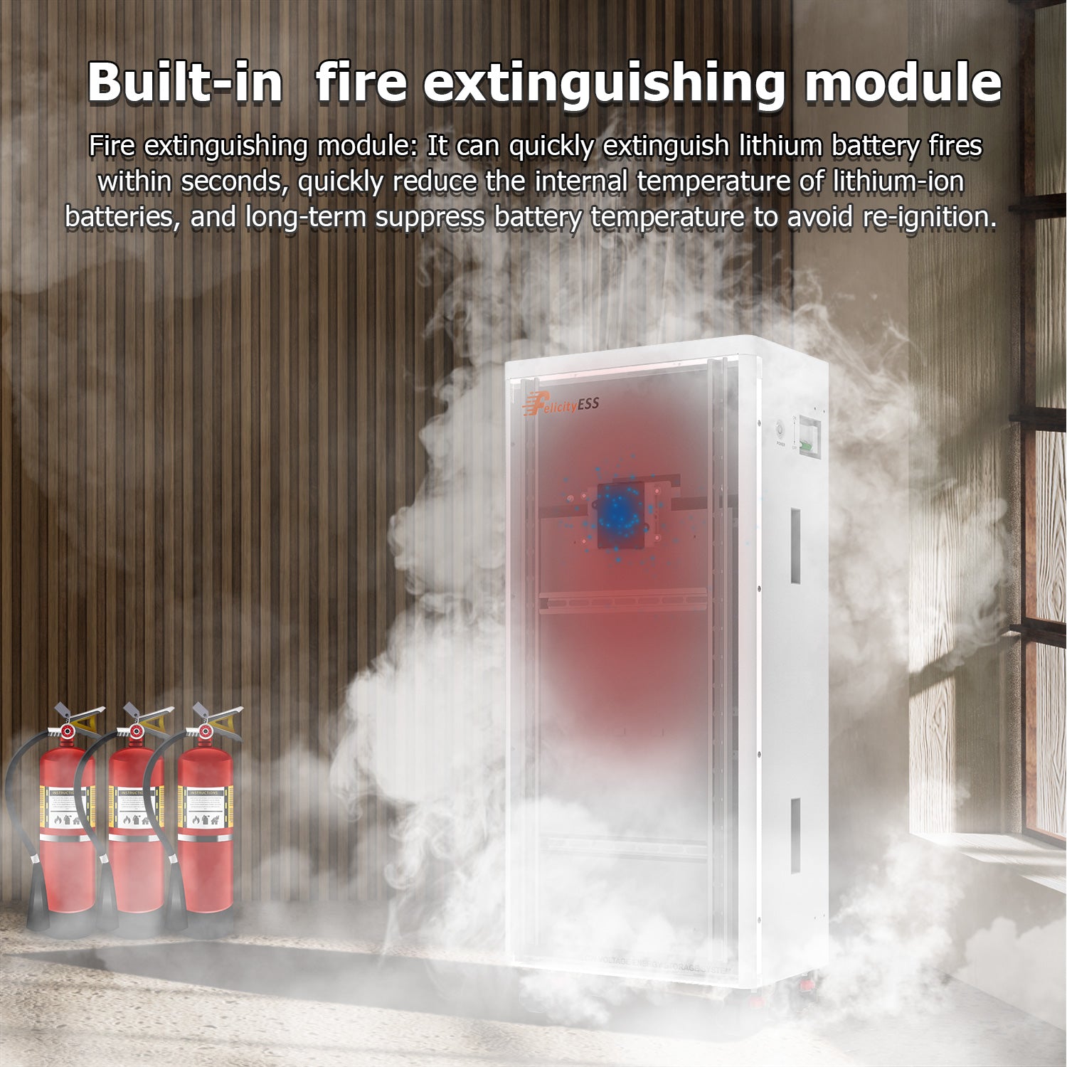 Felicity LUX-Y-48300LG01 Vorderansicht Feuerlöschsystem