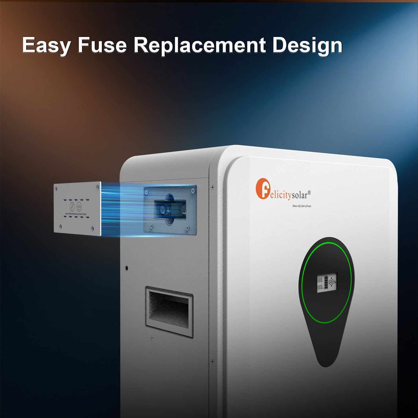 Felicity Solar Batteriespeicher 16 kWh Akku 48V LiFePO4 - FLA48314-EU