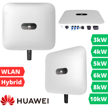 HUAWEI SUN2000-3/4/5/6/8/10KTL-M1 Vorderansicht Ansicht von unten