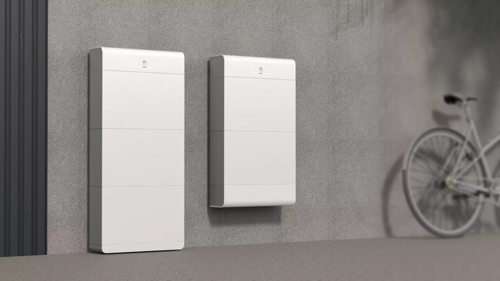 Huawei LUNA2000-14-S1 14 kWh 21 kWh Seitenansicht Vorderansicht an der Wand