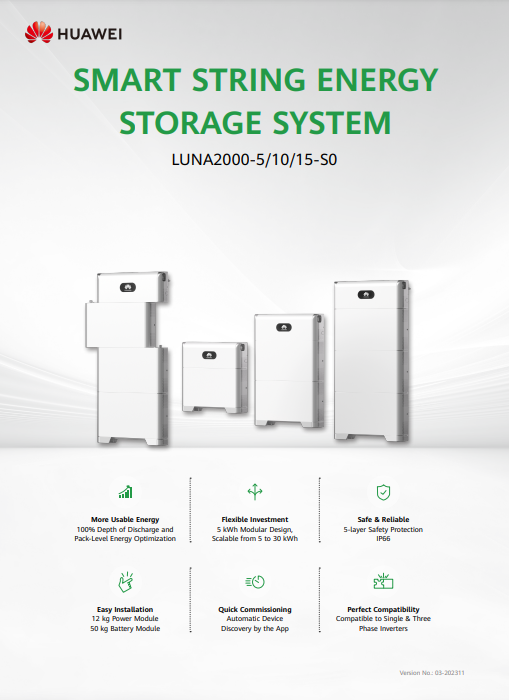 Huawei Luna2000-5-E0 Batteriemodul 5 kWh 10 kWh 15 kWh