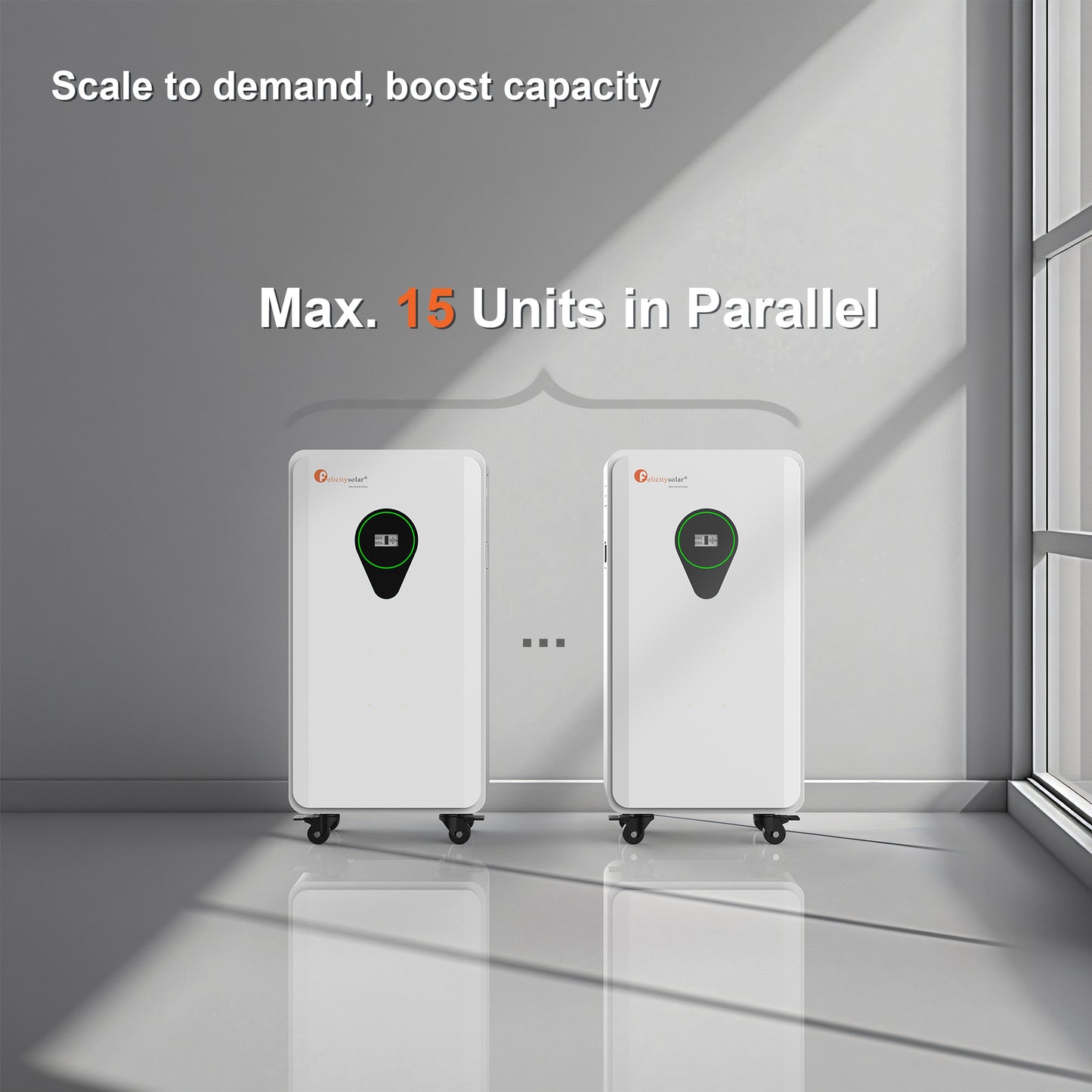 Felicity Solar Batteriespeicher 16 kWh Akku 48V LiFePO4 - FLA48314-EU