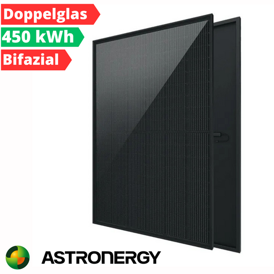Astronergy 450W CHSM54RNs-HC glass-glass, full black, bifacial