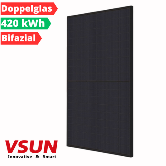 VSUN 108BMH-DG-BB 420W Bifazial Solarmodul