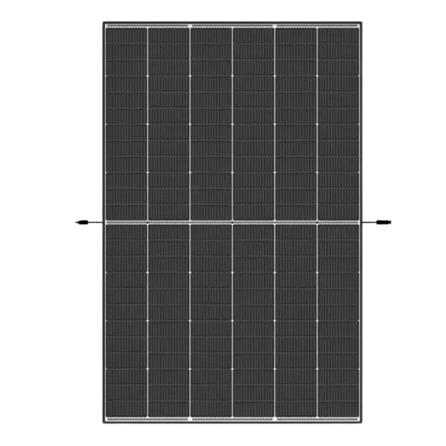 Trina Vertex S+ TSM-NEG9R.28 Doppelglas Solarmodul Vorderansicht