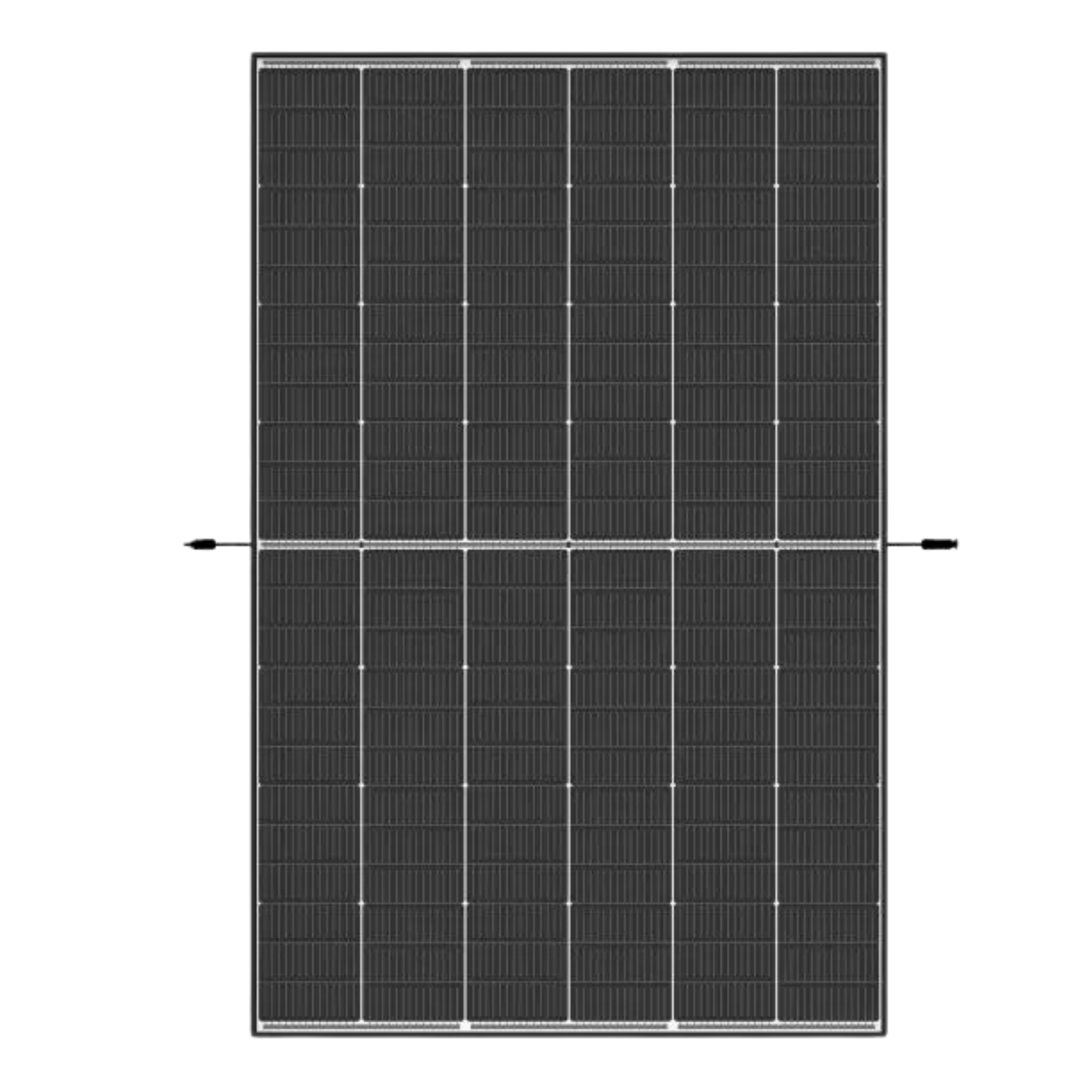 Trina Vertex S+ TSM-NEG9R.28 Doppelglas Solarmodul Vorderansicht