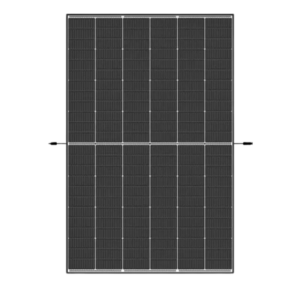 Trina Vertex S+ TSM-NEG9R.28 Doppelglas Solarmodul Vorderansicht