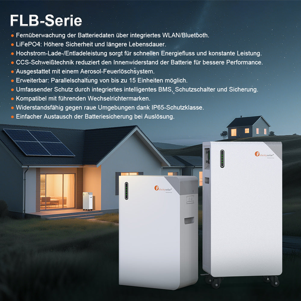Felicity Solar Battery Storage 10,5 kWh Bateria 48 V LiFePO4