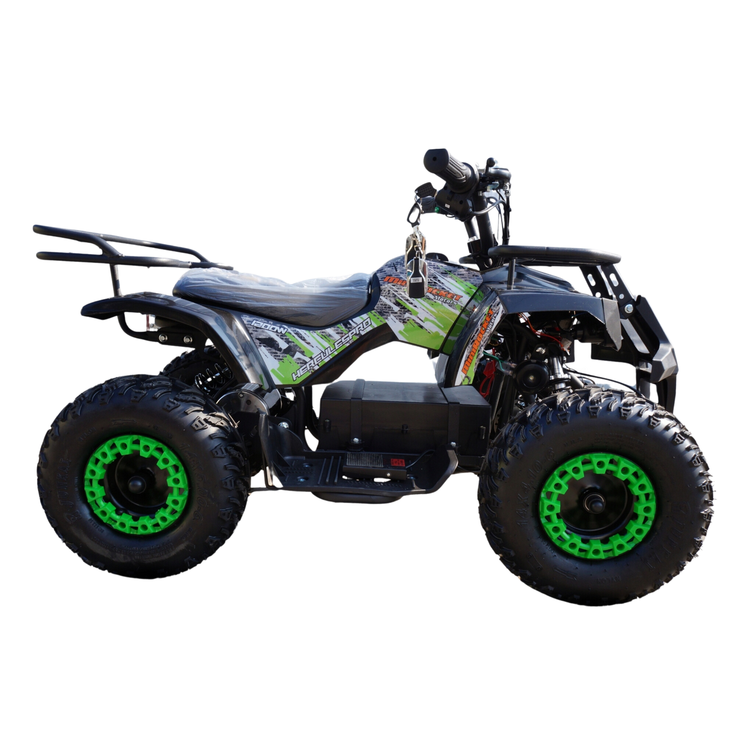 Mini e-Quad Hercules PRO 1200A Kinderquad GRÜN