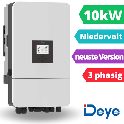 Deye SUN-10K-SG05LP3-EU-SM2 3-phasiger Hybrid-Wechselrichter 10 kW (Niedervolt)