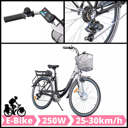 E-Bike HOLLAND PLUS 250/ 36V Elektrofahrrad Damenrad 28 Zoll