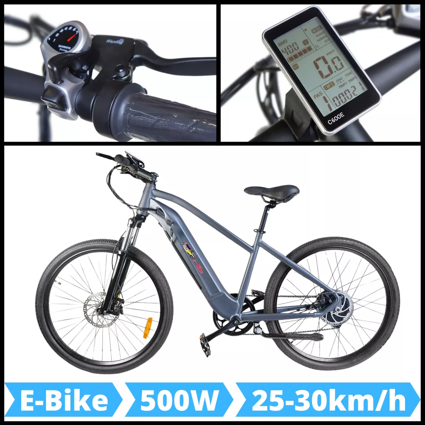 E-Bike MTB PLUS 500W / 36V electric bike 27.5 inch